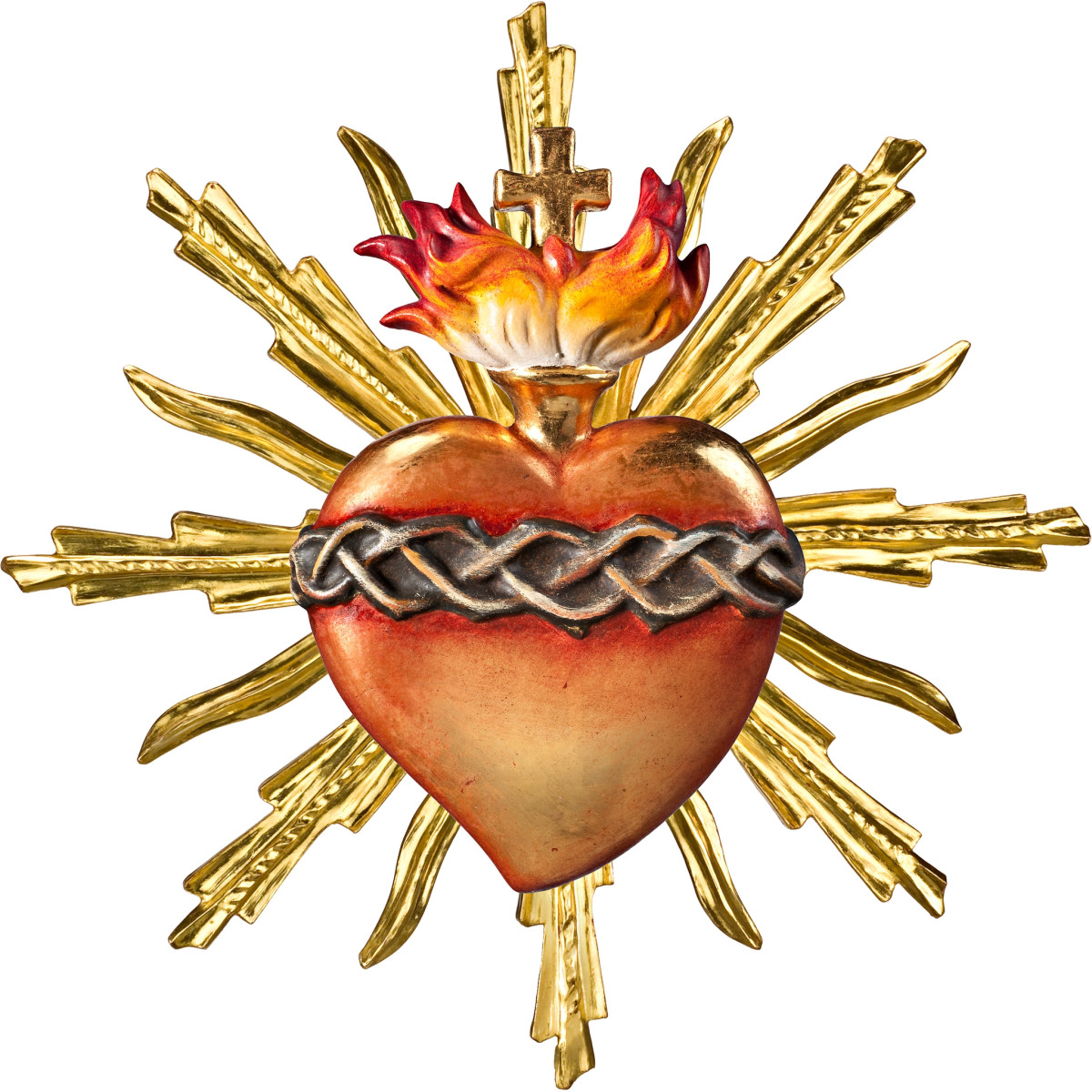 Sacrado Corazón de Jesús con aureola